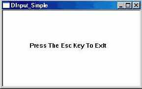 Проект DInput_Simple